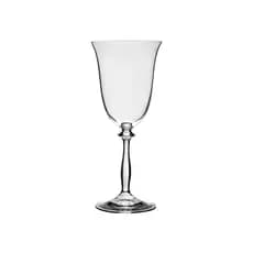 Jogo 6 Taças Vinho Ou Água Cristal Bohemia Angela 350ml 22cm