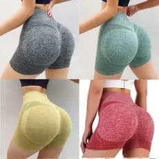 Shorts Legging Esportiva Feminina de Cintura Alta empina bumbum