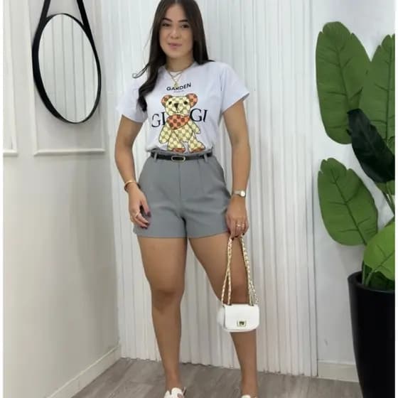 Short Feminino Alfaiataria