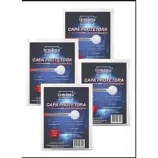Kit 4 Capas de Travesseiro Antiácaro Impermeável Antialérgico Percal 180 Fios com Zíper Temima