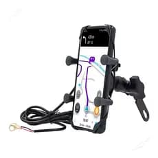 Suporte Moto Aranha Com Carregador Usb 2 Taravas Segurança It-Blue