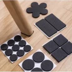 Jogo Protetor Adesivo para Móveis Mesa e Cadeiras Borracha Piso CASA PROTETORES