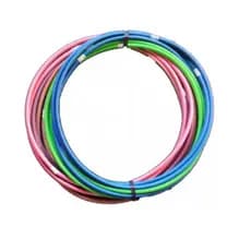 5 Arco Bambolê Colorido Plastico 65CM coloridos Pt envios Já