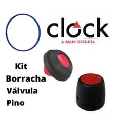 Kit Borracha de Panela De Pressão 7 L  + Peso Moderno e Selo