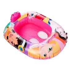 Boia Bote Inflável Com Fralda Bebê Princesas 66x54 Até 30Kg