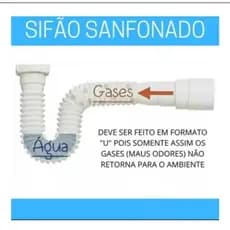 Sifão Extensivo PVC Universal  Versátil