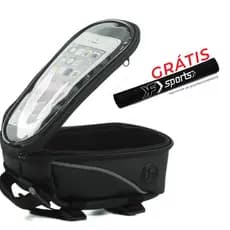 Bolsa Bolsinha De Celular Para Quadro De Bicicleta Bike + Protetor De Quadro Corrente Grátis F Sports