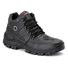 Bota Coturno Motociclista Ferraroni Cano Baixo Com Cadarço Direto do Fabricante - Envio Rápido