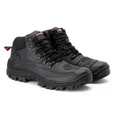 Bota Coturno Adventure Masculino Motoqueiro Solado em Borracha