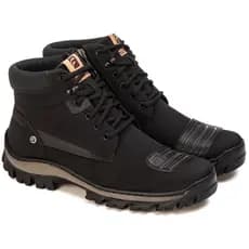 Bota Coturno Adventure Masculina Ferraroni Cano Médio Com Recortes