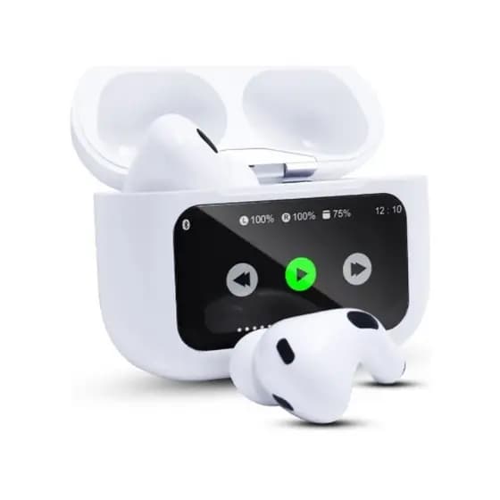 A9 Pro Touch Screen ANC TWS Fones De Ouvido Sem Fio Com Cancelamento De Ruído Bluetooth 5.3
