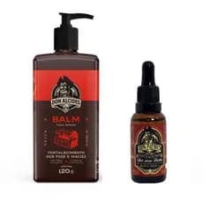 Kit Balm e Óleo Para Barba Barba Negra Don Alcides