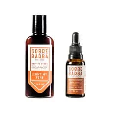 Kit Balm Para Barba e Óleo Para Barba Light My Fire Sobrebarba