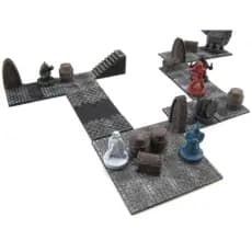 Grid Modular Cenário RPG Pack - 23 peças
