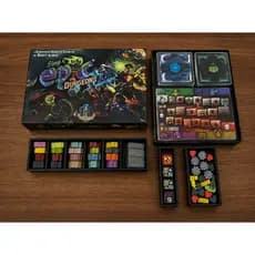 Insert Tiny Epic Dungeons + Expansão Histórias / Compatível com Sleeve Slim/Fit (Organizador do jogo)