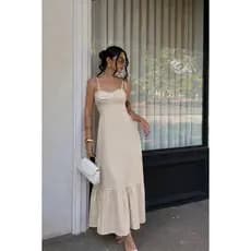 vestido longo princesa saia com babado alcinha amarração bojo franzido casamento festa moda praia