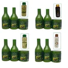 Kit Cabelos Cacheados Abacate Maycrene - 3 x 500ml - Mais Óleo Umectante da sua escolha, cabelos super nutridos