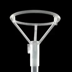 Kit 20 Pega Balão Bubble Vareta Suporte Grande Grosso Centro mesa Haste Metalizado Transparente 50Cm