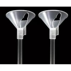 Kit 50 Pega Balão Ponteira Vareta Suporte Bexiga Centro Mesa Haste Canudo Simples Arco Transp 33cm