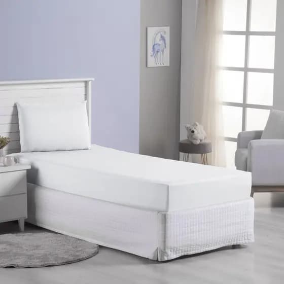 Jogo de Lençol Branco Solteiro 2 Pçs Com Elástico Fronha Quartos Decoração Conforto Básicos Lavável