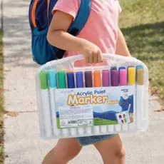 Canetas Coloridas Acrylic Paint Marker 24 Cores
