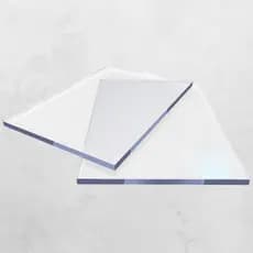 Chapa Placa de Policarbonato Compacto Cristal 1m X 50Cm X 3mm