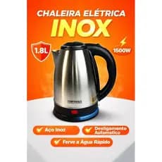 Chaleira Jarra Elétrica 2 Litros 127V - Inox