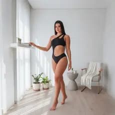 Body Vazado com abertura lateral na barriga lado esquerdo