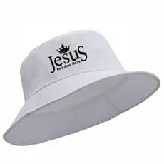 Chapéu Bucket Hat Jesus Rei dos Reis