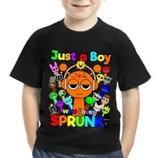 Camiseta camisa blusa Infantis Jogo Incredibox algodão100%
