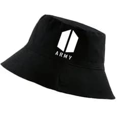 Chapéu Bucket Hat Grupo Musical Bts ARMY unissex