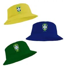 Chapéu Bucket Hat Unissex Barato Estampado Brasil - Lançamento