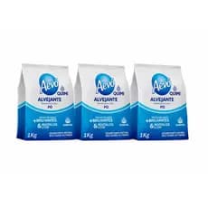 Percarbonato de Sódio Quimivida 3kgs  - Alvejante, Limpeza Profunda e Desinfecção -  Kit 3 kgs