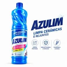 Azulim Limpa Cerâmicas Rejuntes e Azulejos 1L Lavanda – Limpeza Pesada para Pisos