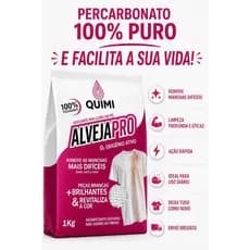 Percarbonato de Sódio 100% Puro Remove Manchas Difíceis Sem Cloro Alvejante em Pó