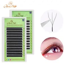 GLAMLASH Cílios W Forma Extensões Da Pestana Premade 3D Volume Fan