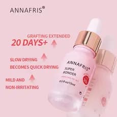 ANNAFRIS 10 Ml/15 Super Bonding Para A Extensão Dos Cílios De Secagem Rápida Longo Última Enxertia Cola Primer Adesivo Olho Chicote