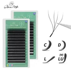 GLAMLASH 4D W C/D/L/LU/M Curl Cílios Extensão Postiços