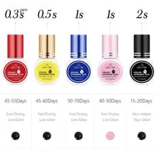 Glamlash 5 ml 1 Segunda Secagem Rápida Forte Cola Extensão Dos Cílios Falso Para Profissional Baixo Cheiro Cola Olho
