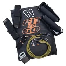 Extensores Elásticos Exercícios Treino em casa Fittogo Cord 25kg elástico revestido