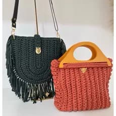Bolsa Feminina de Crochê | Bolsa de Ombro | Bolsa de Praia | Bolsa transversal | Vários Modelos