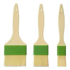 Kit 3 Pinceis Culinário Profissional Para Oléo Cozinha Churrasco