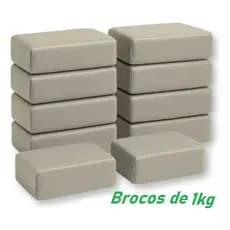 Argila Natural Para Modelar, Brocos de 1 kg - Escolar Escultura Artesanato Vaso Arranjo