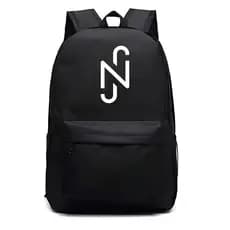 Mochila NJR Bolsa Escolar Alça Reforçada Mochila Masculina Futebol CR7 Messi