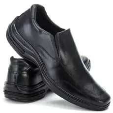 Sapato Masculino Social Casual Liso Ortopédico Confort