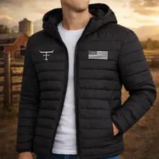 Jaqueta Bobojaco Rodeio Texas Farm USA Lateral Reforçada Nylon Frio Corta Vento