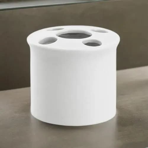 Porta escova de dente em porcelana