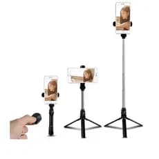 Bastão Pau de Selfie Monopé Retrátil Bluetooth sem fio suport tripé para celular com controle