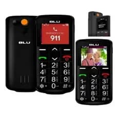 Celular Blu Joy 4G para Idoso Tecla SOS Tecla Grande Dual Chip Lanterna Rádio FM Bluetooth