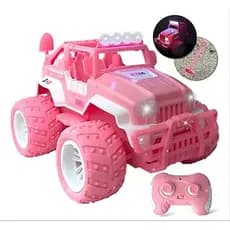 CARRINHO JEEP ROSA CONTROLE REMOTO OFF ROAD MENINA